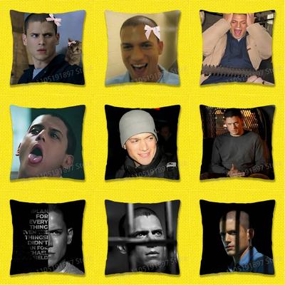 Amerikanischer Schauspieler W-Wentworth Miller Kissenbezug Für 45*45cm 40cm 30cm 50cm 55cm Quadratischer Heimkissenbezug Hülle