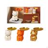 Elegantes Katzen-Skulptur Schmuckhalter und Aufbewahrungsbox Set für Wohnkultur