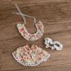 [Cloth Only]Doll Skirt Suit for  Pendant Plush Dolls ,Spring Berry Dress Three-piece Set.