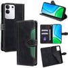 For vivo Y29 4G Case Leather Wallet Phone Cover with Straw Hat Magnetic Clasp