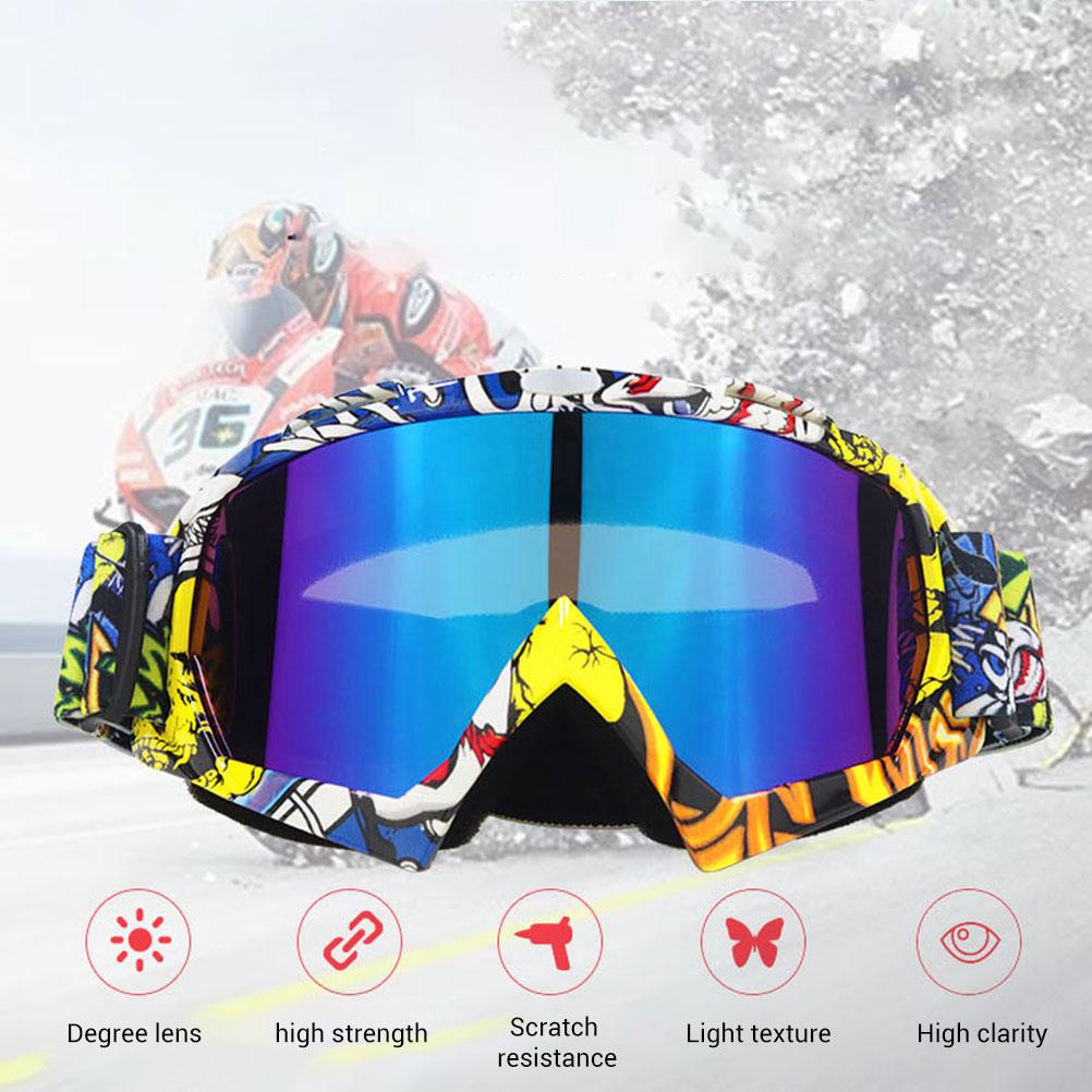 Motocross Brille Motorradbrille Winddichte Schutzbrille für Motorrad Dirtbike