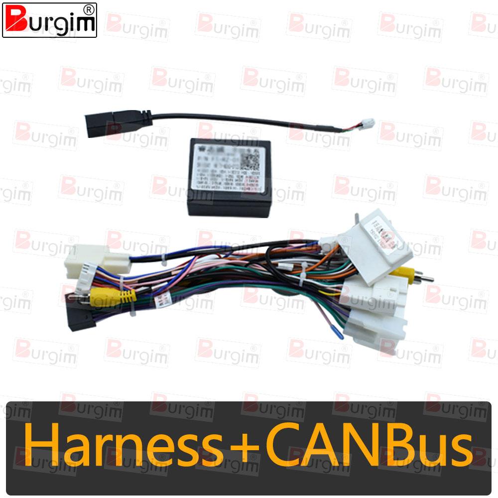 Лицевая панель для автомагнитолы Toyota Camry Aurion XV50 2012-2017 /Австралийская версия 10-дюймовая панель для стереосистемы, жгут проводов, адаптер питания Canbus Cable canbus