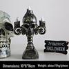 Halloween Skull Lantern Trio - LED Ghost Candle Holder Decoration