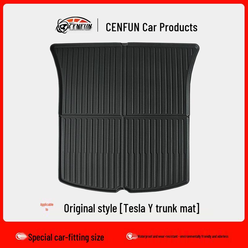 Tesla Model Y & 3 Double Layer Floor & Trunk Mats