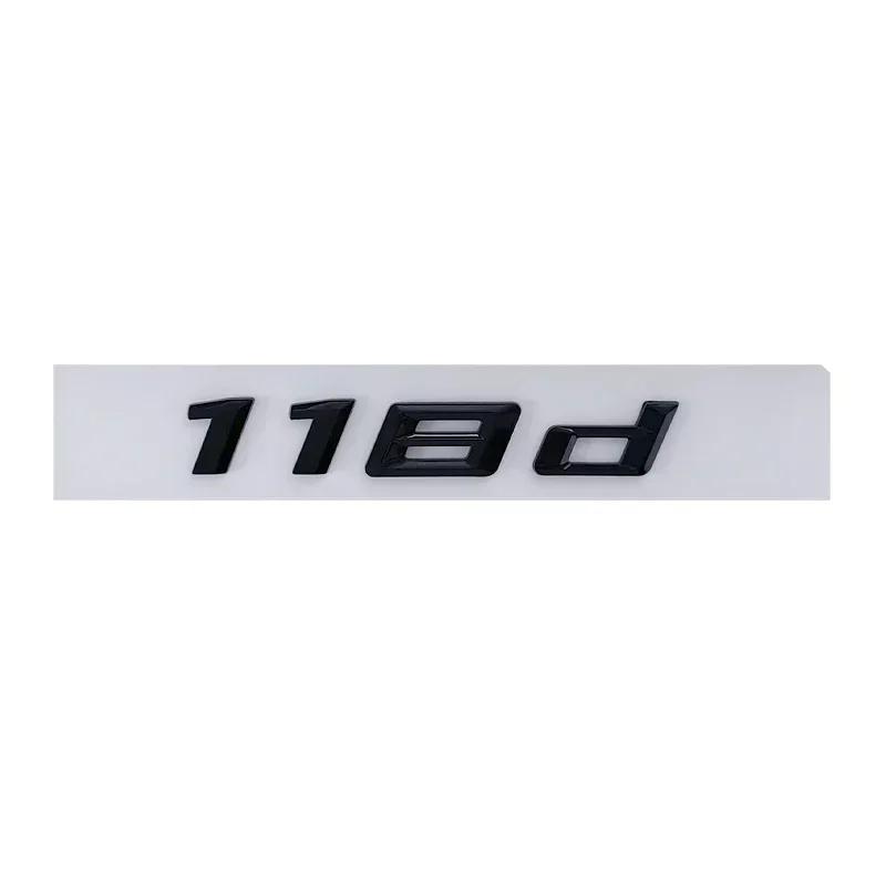 ABS 3D Car Rear Trunk Letter Badge Emblem Exterior for BMW 116d 118d 120d 125d 135d 218d 220d 240d Auto Modification Accessories