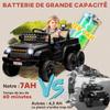 Children's Electric Car Electric Buggy for Children 2 Motors 12 V 3 Speeds Rear Trailer 122L X 62.5W X 65H Cm Black