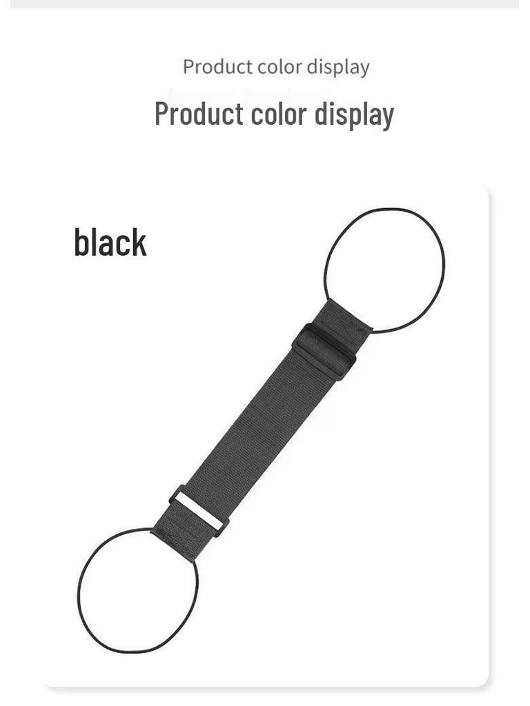 8-Shaped Multi-Functional Luggage Strap with Leather Case for Suitcase and Checked Baggage