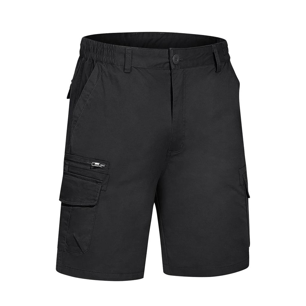 Men's Casual Color Outdoors Pocket Beach Work Trouser Cargo Shorts Pant