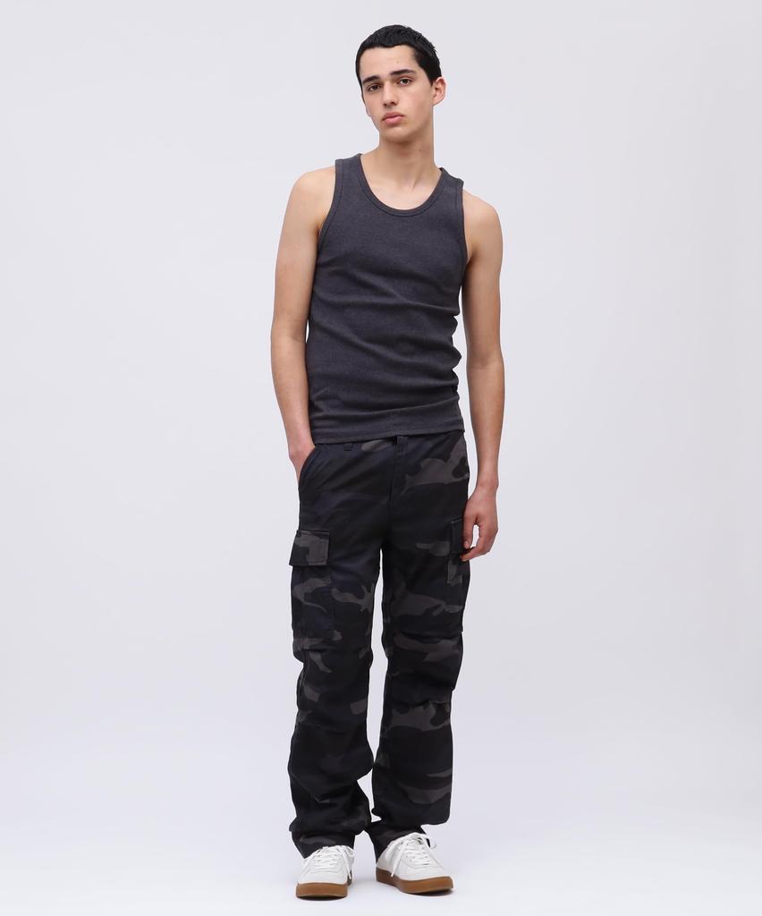 AVIREX DAILY RIB TANK TOP 6143507 L charcoal