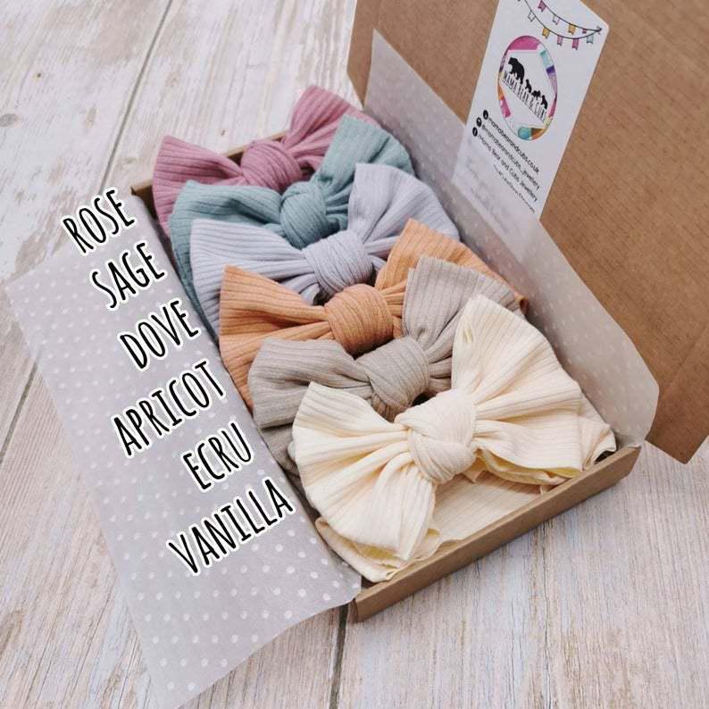 

INS Baby Headband: Summer Style with Fontanelle Protection, Soft Knitted Rib Bow
