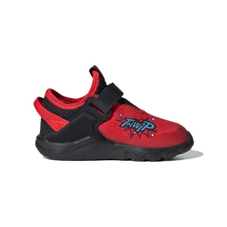 MARVEL X Adidas Activefle Breathable Mid Top Toddler Shoes Red Black Infant And Toddler FV4264