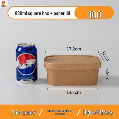 Einweg-Takeaway-Behälter aus Kraftpapier