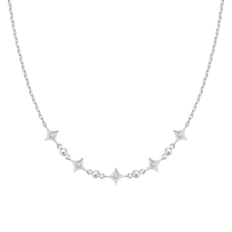 ANIA HAIE Shooting Star Station 925 Silver Necklace N064-04H