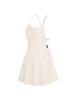 Kirsh Back-Point Pleated Woven Dress [Multi]