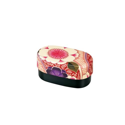 Tatsumiya Cloth-Covered Lunch Box, Cherry Blossom Pink, 830 30480