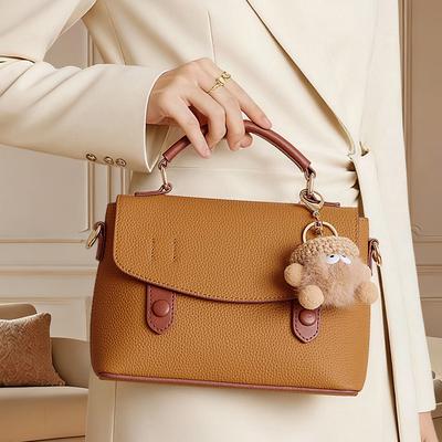 Echte Ledertasche für Damen 2025 Neue Handtasche Cambridge Tasche Einzelne Schultertasche Umhängetasche Oberste Schicht Rindsleder Hochwertige Pendlertasche