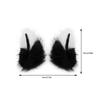 2Pcs Plush Animal Ear Headband Hairpin For Women Girls And Kids Soft Hair Accessory For Cosplay Party Halloween