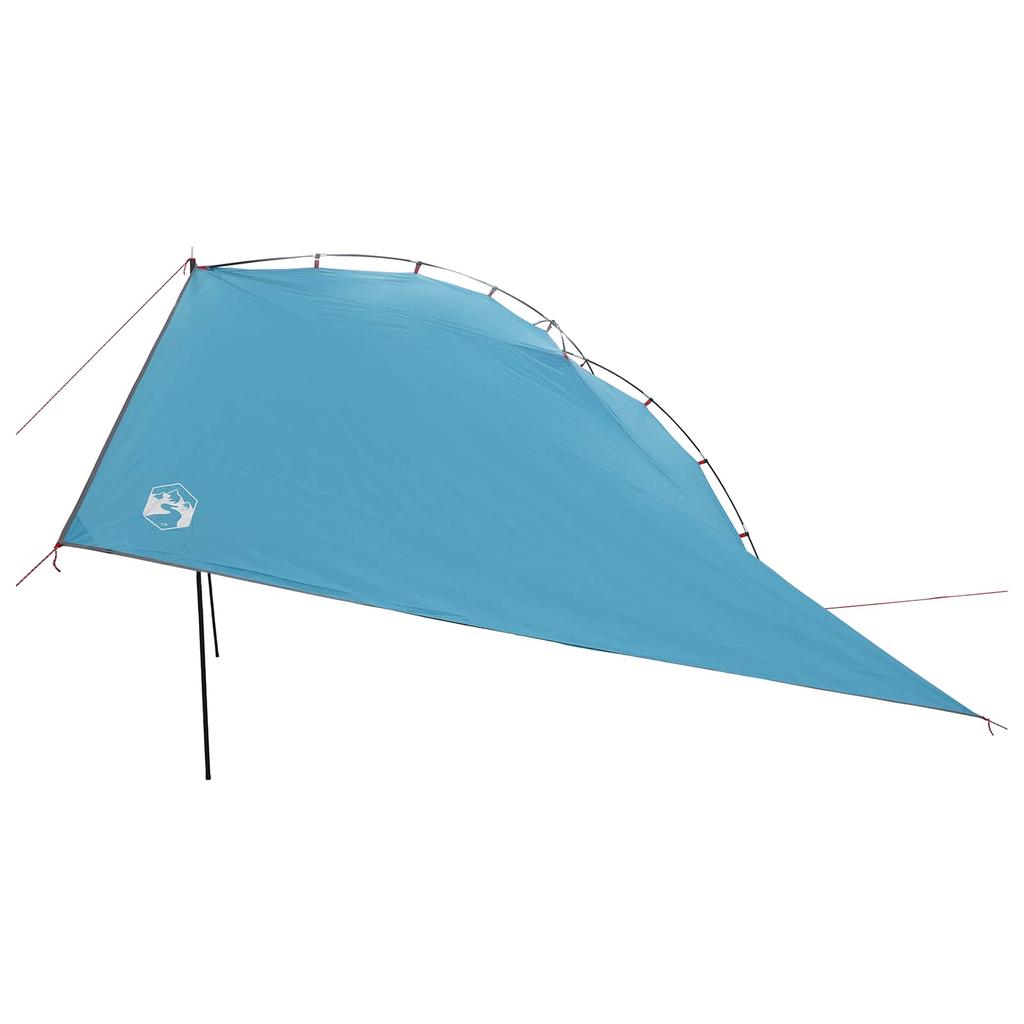 Car Canopy with Roof Blue 350 X 250 Cm Polyester and Steel