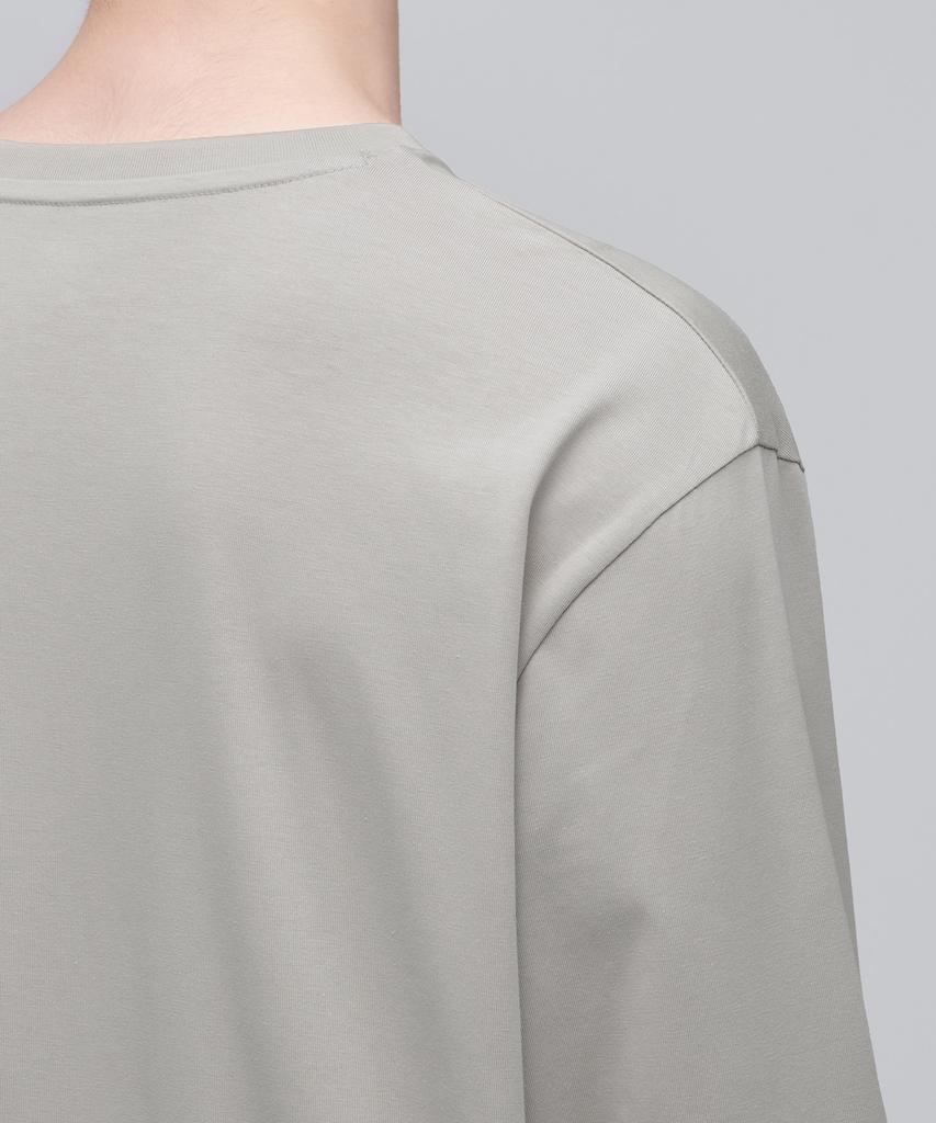 MUSINSA STANDARD Supima Relaxed Crew Neck Long Sleeve T-Shirt [Mushroom]