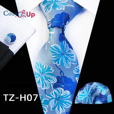 Trzyczęściowy zestaw męski krawat biznesowy Paisley Fashion zawiera spinki do mankietów poszetki