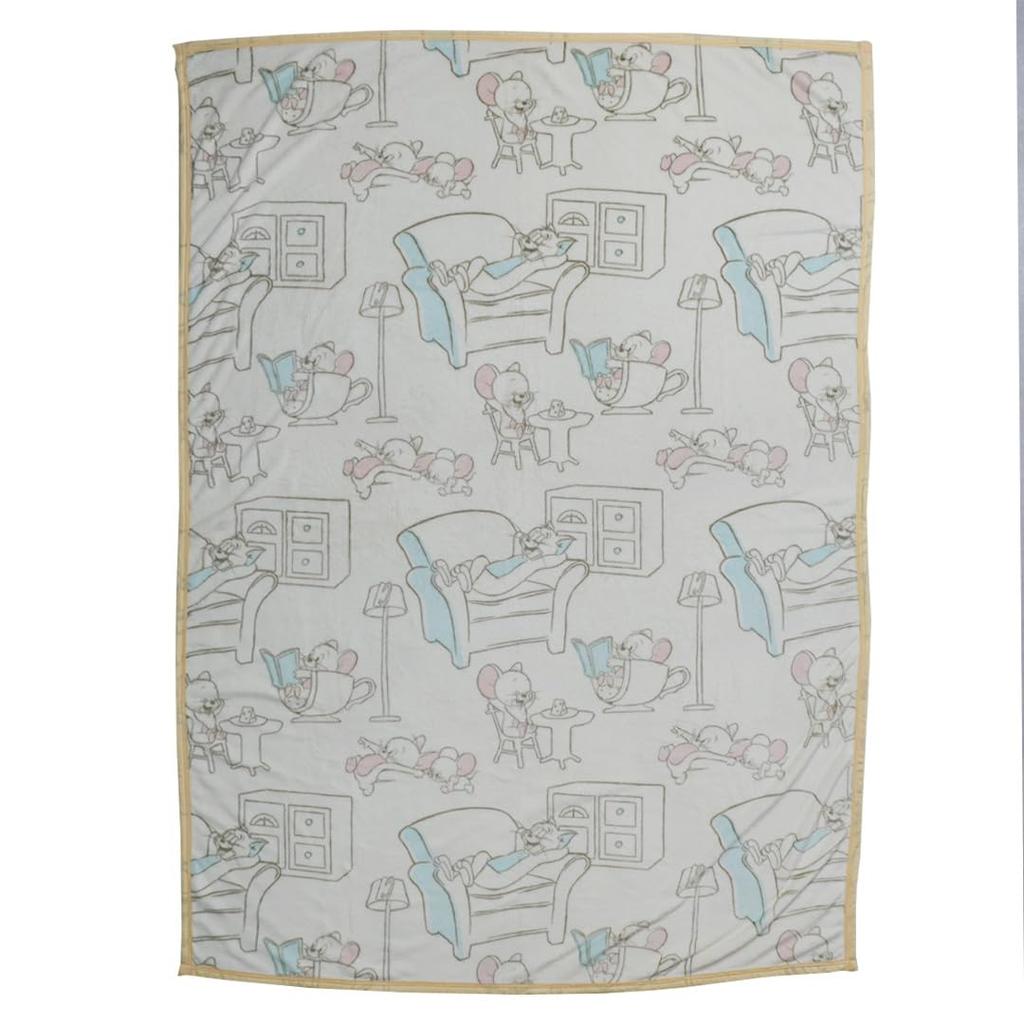 Marushin Tom and Jerry Home Relax Cover Blanket, Cute Character Blanket, Fluffy and Stylish, Product Number: 4116017700