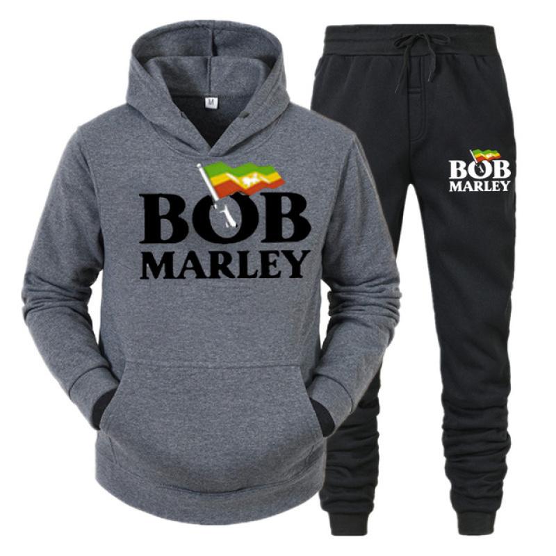 Printed Fashion Men Women Tracksuit Casual Hoodie And Pants 2pcs Sets Oversized Pullover Trend Sweatsuit Men Clothing