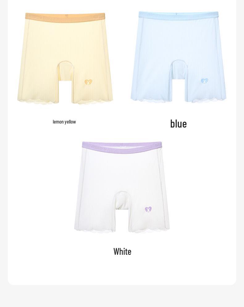 Mädchen Eisseiden Anti-Exposure Boxershorts - Sommer Sicherheitsunterwäsche für Kinder