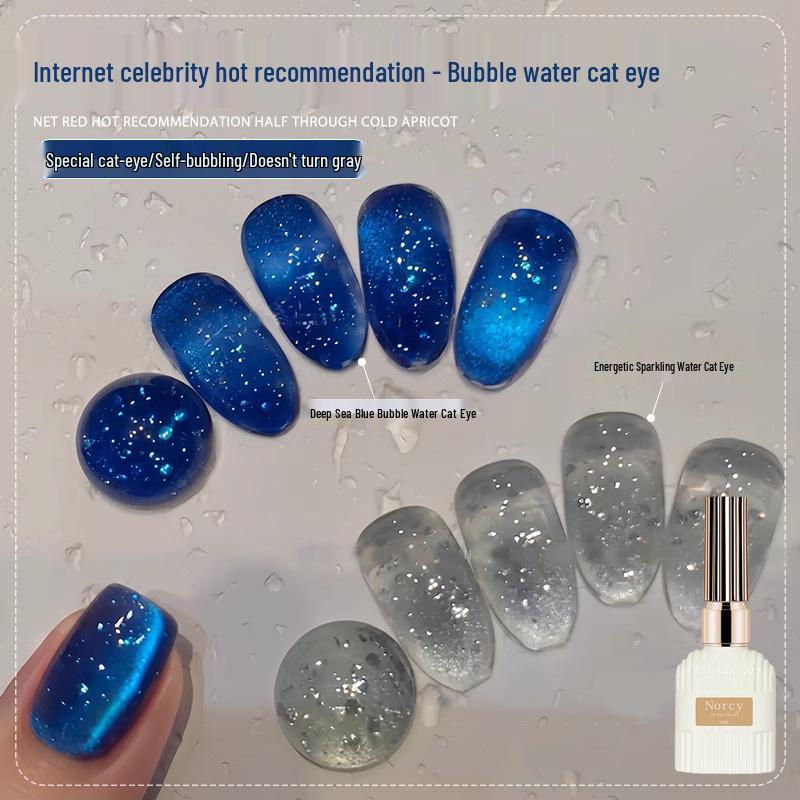 

Vibrant Crystal Cat Eye Sparkling Nail Gel - 2025 Edition