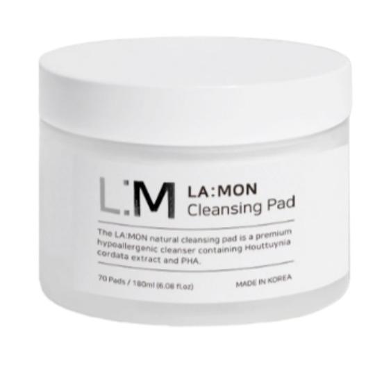 

LA:MON Mild Acidic Natural Cleansing Pad – pH-Balanced Gentle Cleanser 70 Pads (180ml) Cleansing Pad 1