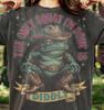 The Only Squat I'm Doin' Is Diddly Cowboy Frog Comfort Colors® Tshirt, Western Toad Bullfrog Country Life Retro Amphibian Vintage Design