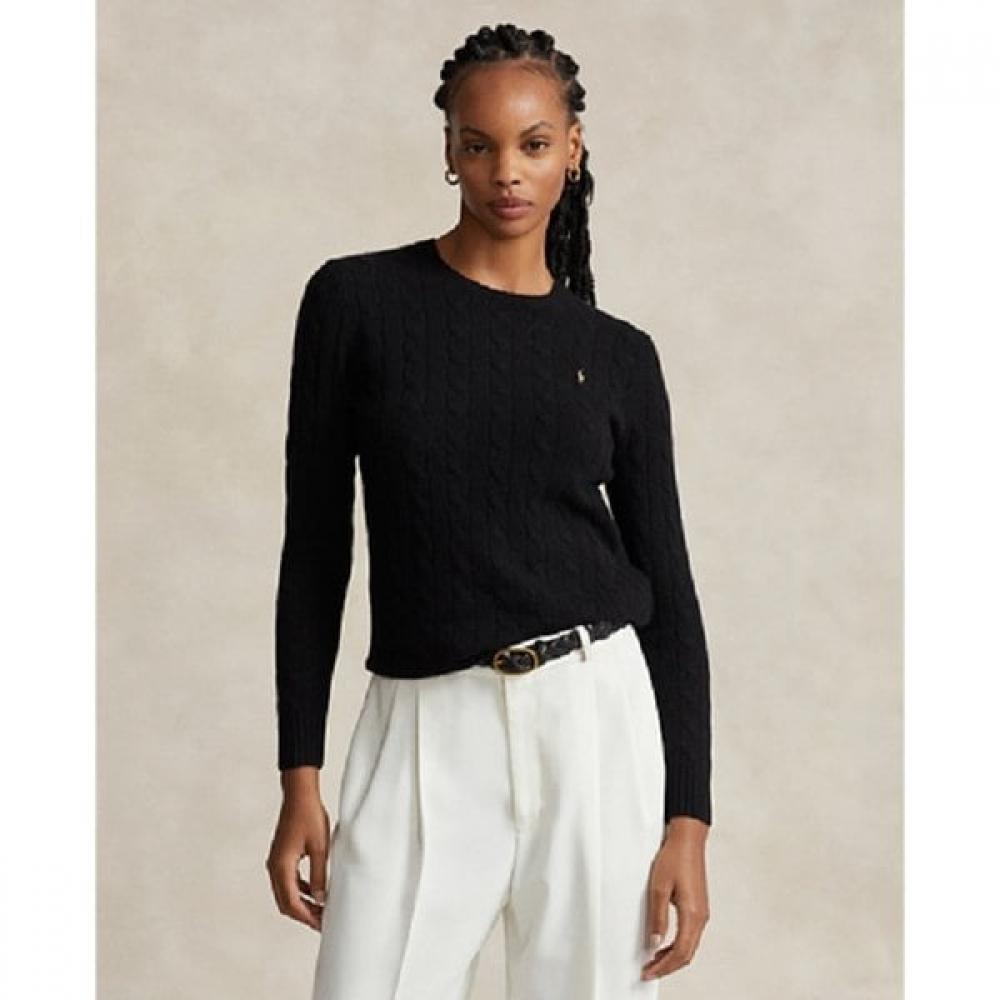 Polo Ralph Lauren Women Cable Knit Wool Cashmere Sweater  Wmposwenc020855001 XS