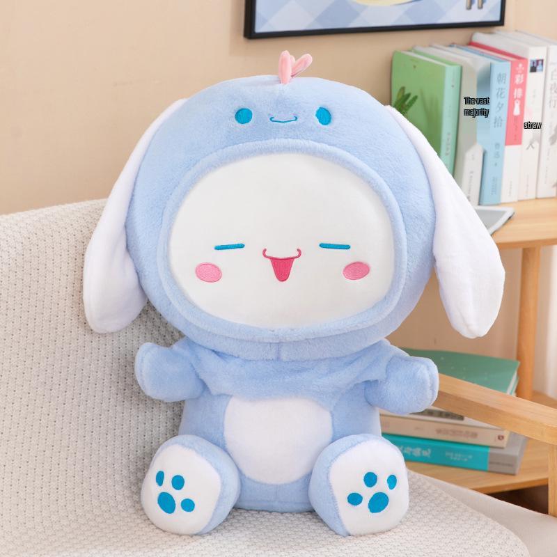 Cinnamoroll Dinosaur Plush Pillow: Soothing Sleep Gift for Kids