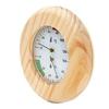 Wooden Analog Sauna Thermometer and Hygrometer Wall Mount Easy Installation Clear Readings Suitable for Commercial Spa Use