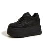 Platform White Shoes Women's Autumn New Foam Platform Women's Shoes Muffin Versatile Full Diamond Casual Shoes