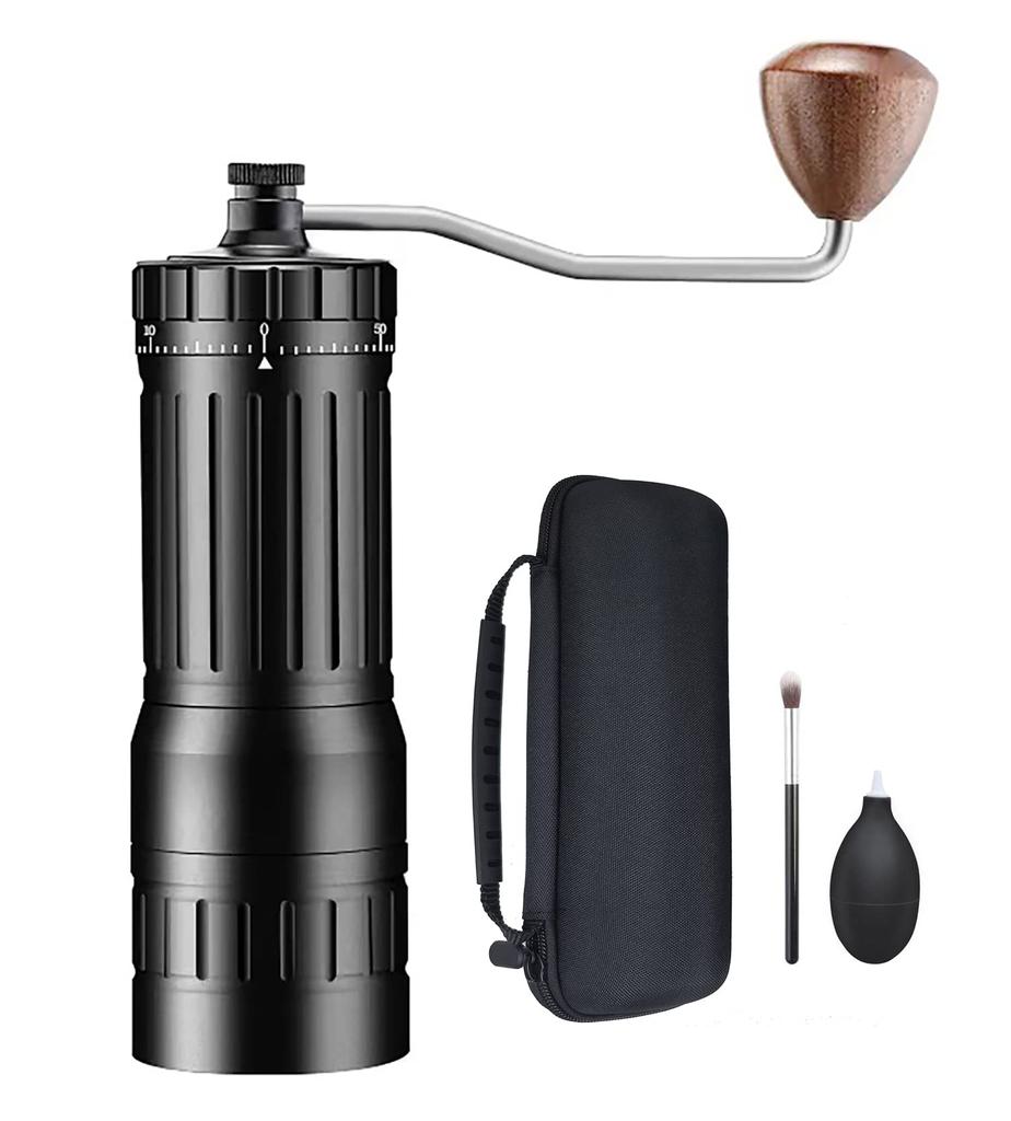 One Bean Hand Grinding Coffee Mill Mugen Z Manual Type Large Standard Stainless Steel Mortar All Metal External Roughness Adjustment Function Easy To