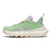 Li Ning Essence Enlightenment Slip Resistant Abrasion Resistant Low top Sports Casual Shoes Women's Green Gray ABCT050-2