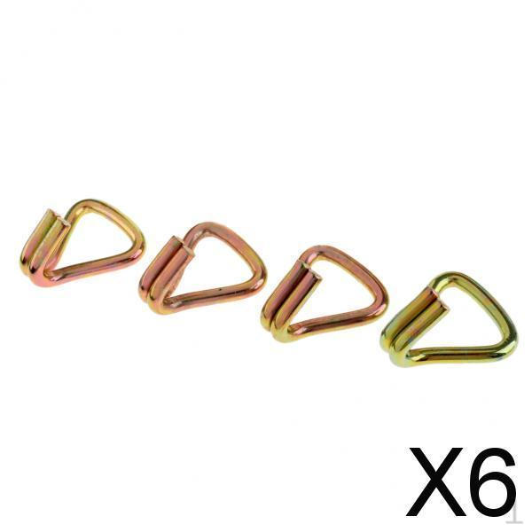 6x4 Deler Kraftig Skralle Dobbel J-krok for 1" 25mm Surrestropp Vevbånd