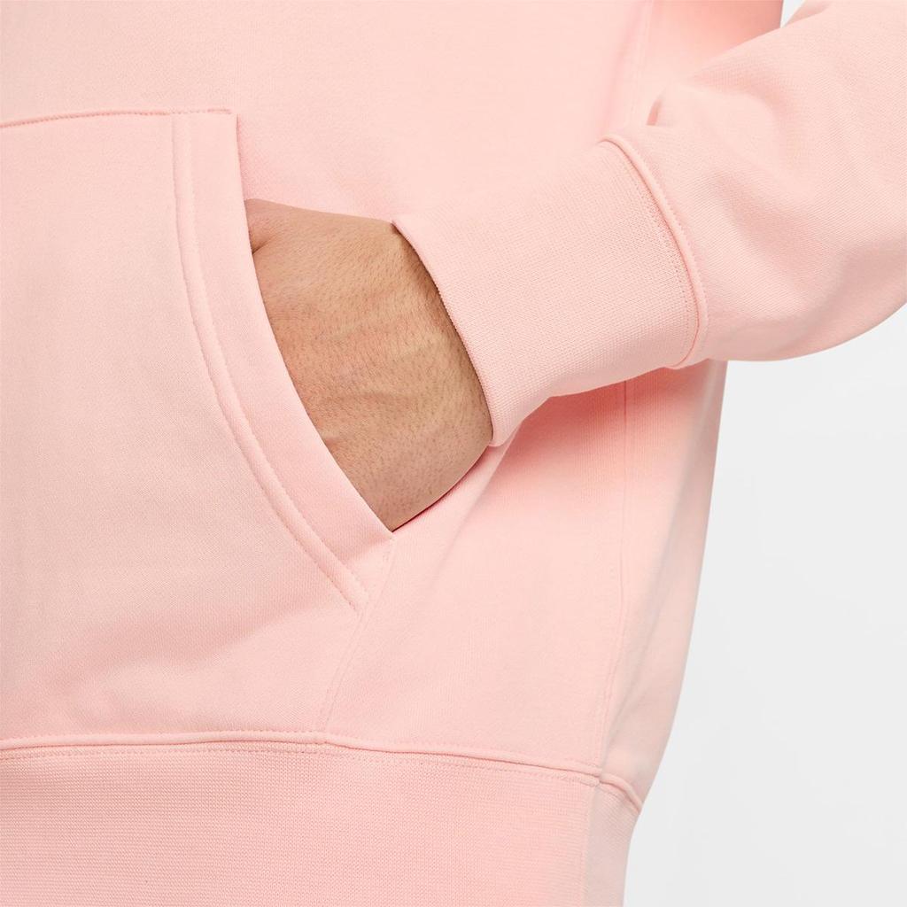 Nike Club Men's French Terry Hoodie washed coral/washed coral/white