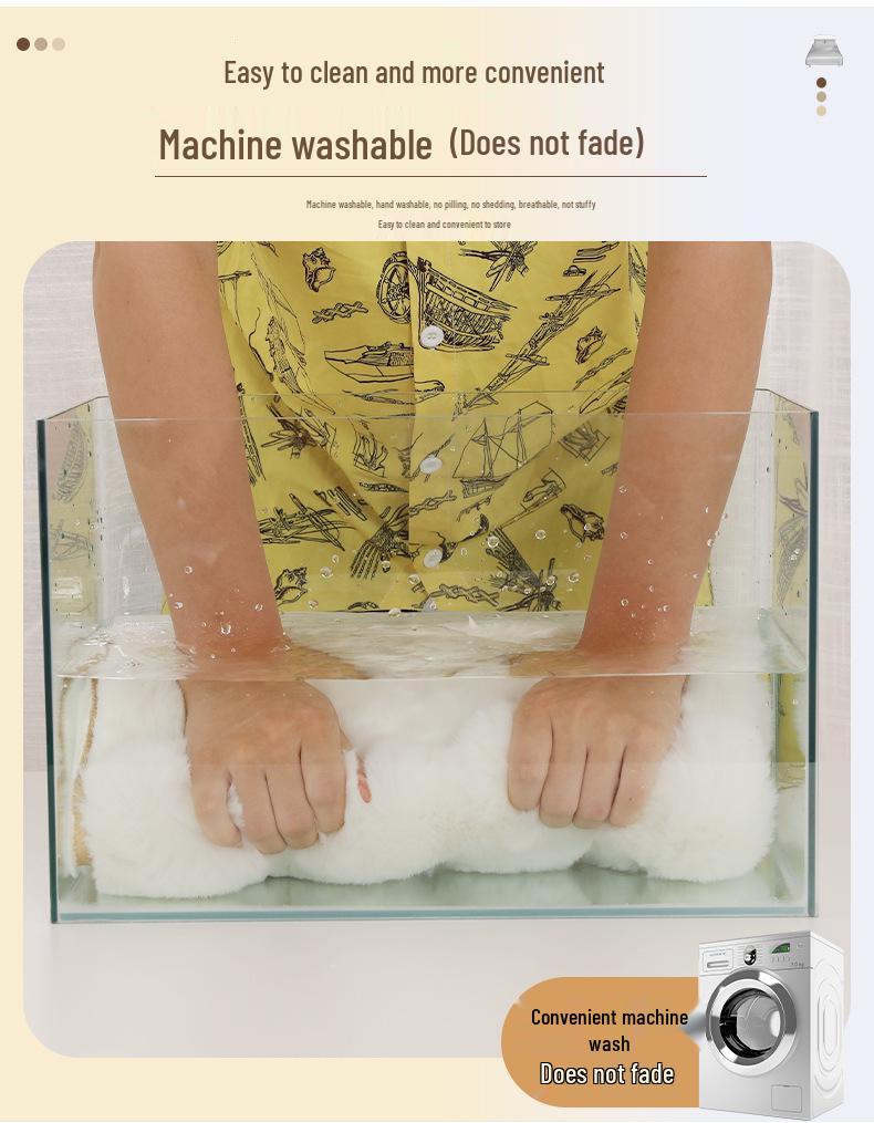 Plyšový bublinkový fleecový polštář na jídelní/kancelářskou židli pro dlouhé sezení