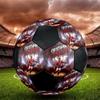 1PC Cristiano Ronaldo Heart Size 5 Soccer Ball PrahaIndoor Soccer Ball Colorful All Ages Machine Stitched PVC Competition Ready Durable High-Bounce