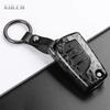 For Toyota Camry Rav4 Forturner Hilux Auris Corolla Avensis Verso Yaris Aygo Scion Tc Abs Carbon Fiber Style Car Key Case Cover