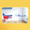 Foam Airplane Toy with Launcher 2 Flight Modes No Batteries Required Fun Long Easy Assembly Kids Outdoor Catapult