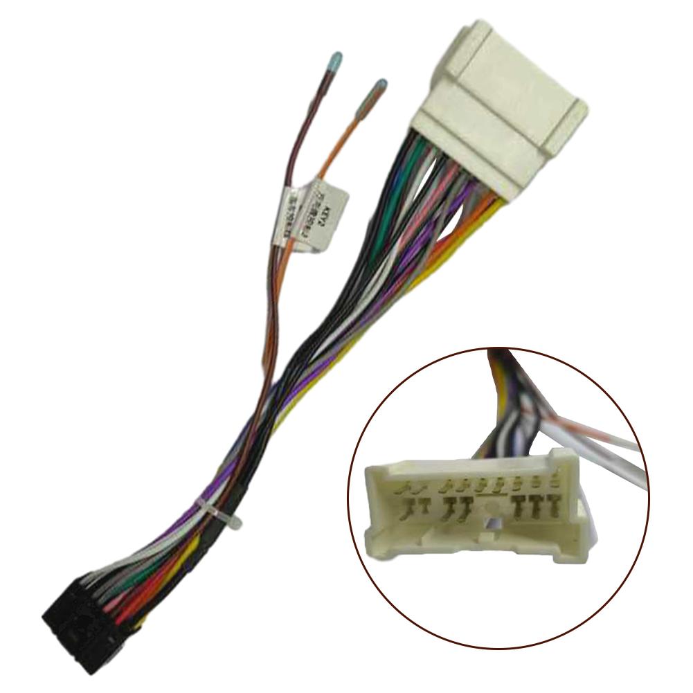Car Audio Player 16PIN Power Cable Adapter For Hyundai Tucson For Elantra 05-09 CD/DVD Playe Radio Wiring Harness