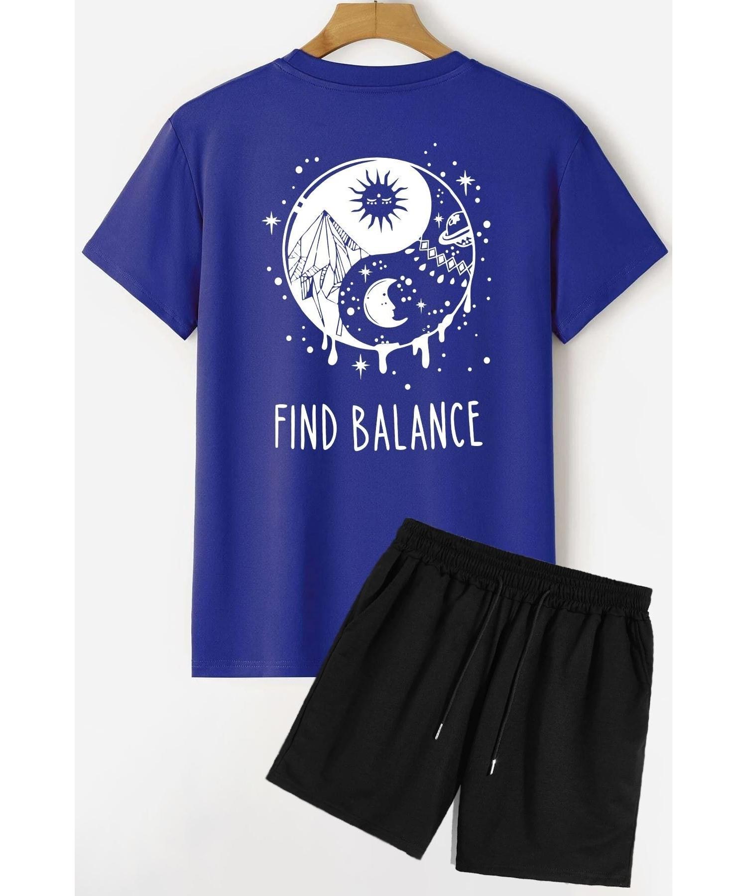 

Унисекс Ying Yang Shorts Футболка Спортивный костюм