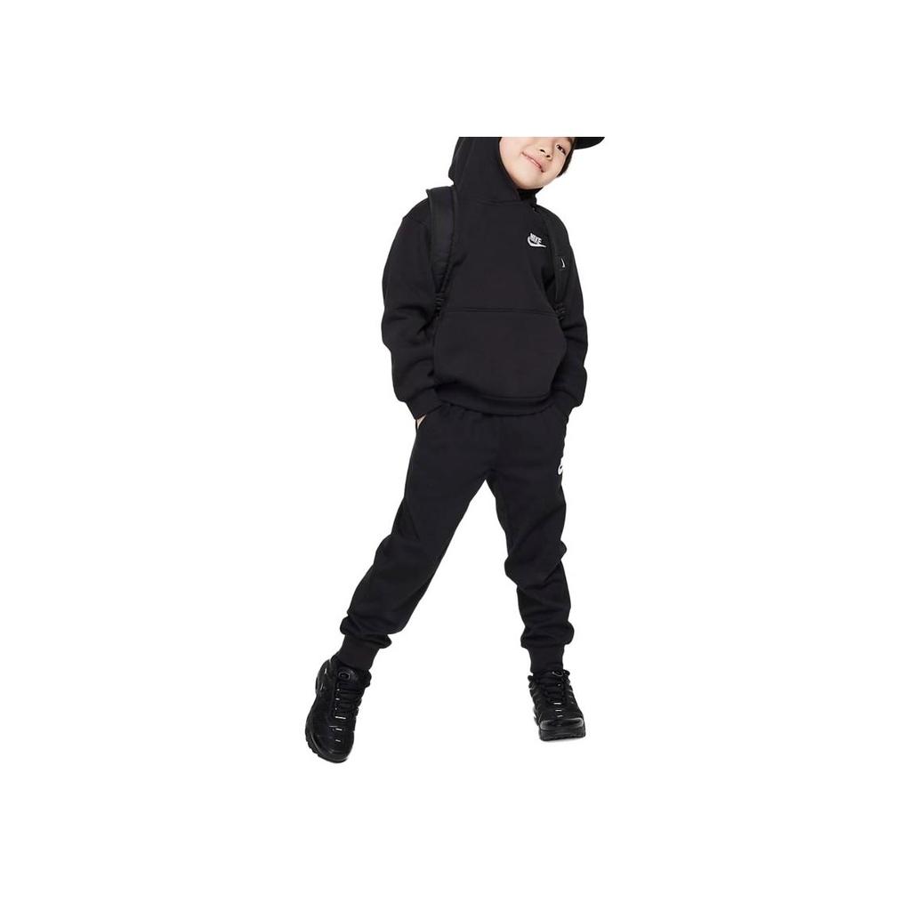 Nike Casual Long Pants Simple Letter Elastic Waist Comfortable Versatile Breathable Kids bottoms Black HM9272-010