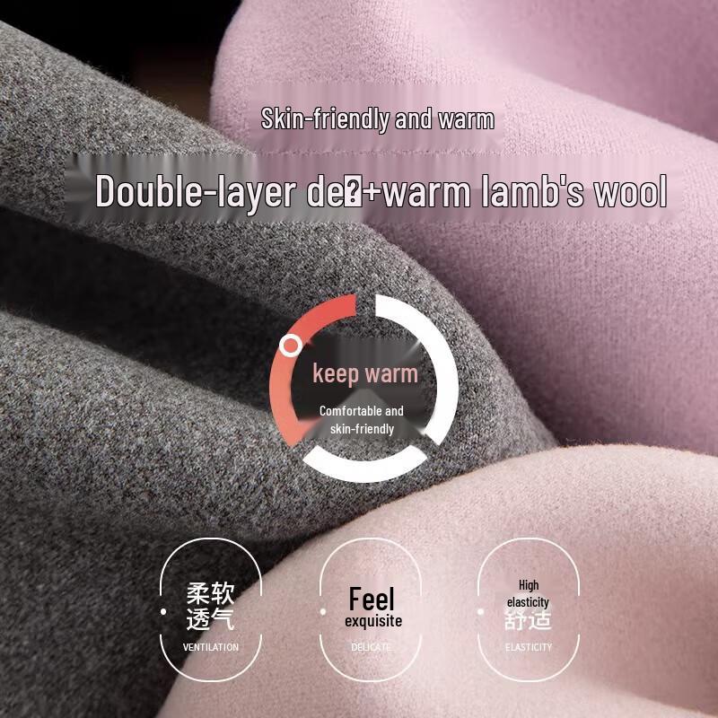 Langsha Women's High-Waist Thermal Fleece-Lined Leggings