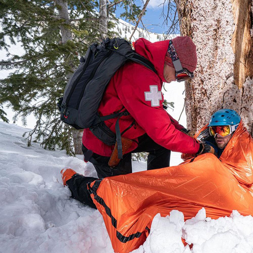 1pc Sleeping Bag Ultra Waterproof Keep Warm Survival Sleeping Bag For Outdoor Camping Hiking Lightweight Sleeping Gear