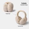 Newcomer Discount: Cute Fuzzy White Women's Winter Earmuffs - Freezing-Proof & Warm.