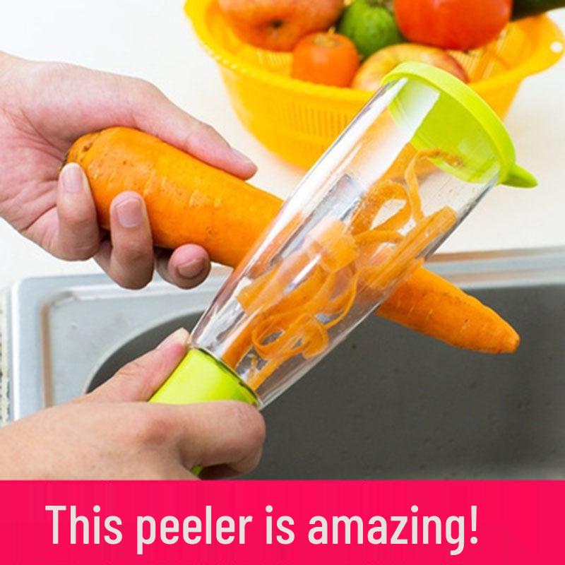 

Multifunctional Household Peeler with Storage Tube