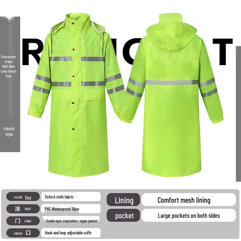 Xihe Kids  Reflective One-Piece Raincoat